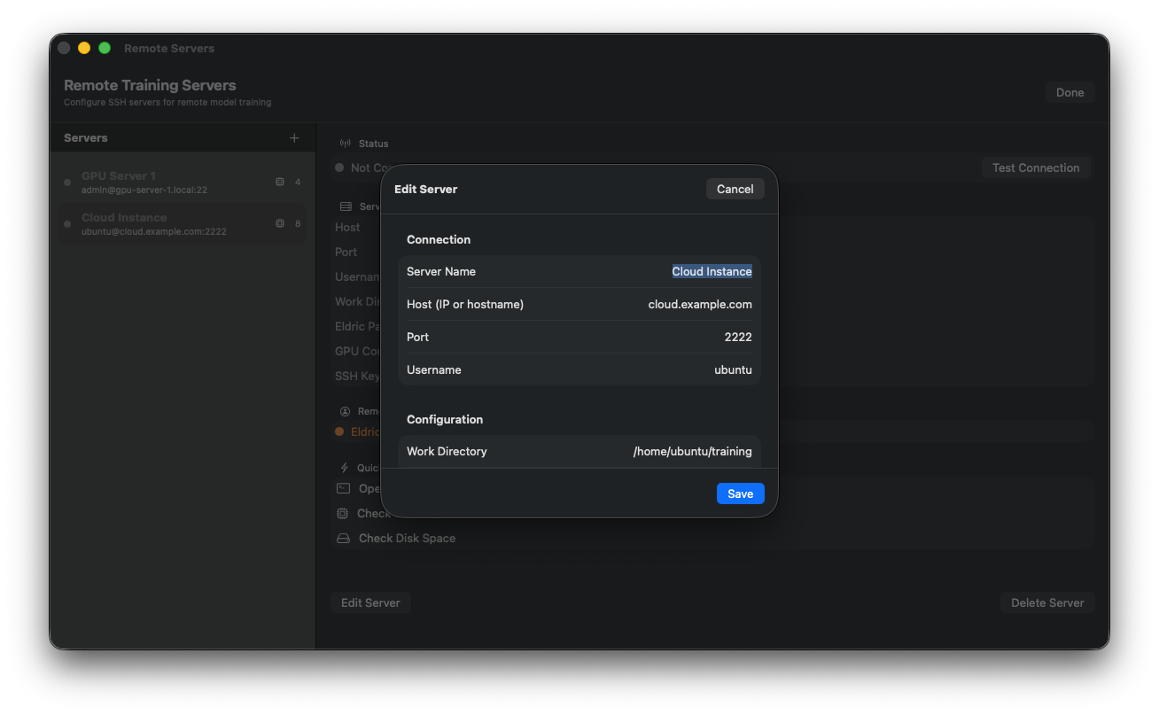 Remote Training Servers 2